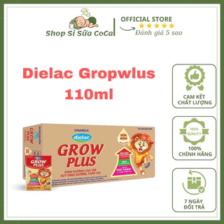 //Sữa pha sẵn Dielac Growplus Sữa Non 110ml (Thùng 48 hộp Vinamilk)