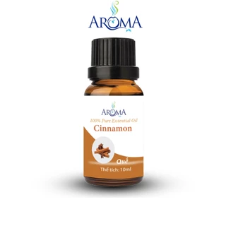 Tinh dầu Quế Aroma Cinnamon 10ml nguyên chất từ thiên nhiên, Tinh dầu xông phòng, thơm phòng, ngủ ngon, thư giãn