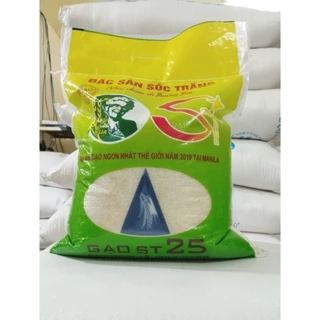 10KG Gạo ST25 Lúa Tôm ông Cua Thượng Hạng Gạo thơm dẻo mềm (Bao bì ông Vua) - Bena Organic