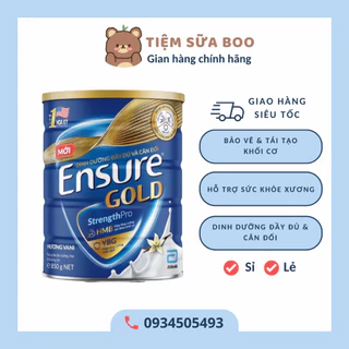 [CHÍNH HÃNG] Sữa Ensure Gold bột có thêm HMB & YBG 850g/800g (Date mới) Hàng chính hãng