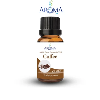 Tinh dầu Cà Phê Aroma Coffee 10ml nguyên chất từ thiên nhiên, Tinh dầu xông phòng, thơm phòng, ngủ ngon, thư giãn