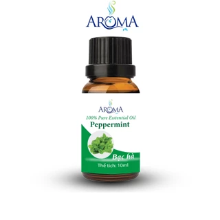 Tinh dầu Bạc Hà Aroma Peppermint 10ml nguyên chất từ thiên nhiên, Tinh dầu xông phòng, thơm phòng, ngủ ngon, thư giãn