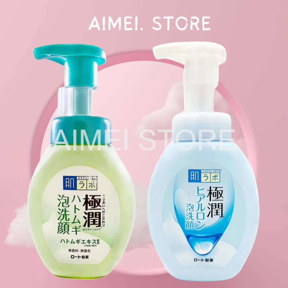 Sữa Rửa Mặt Tạo Bọt Dưỡng Ẩm Hada Labo Gokujyun Foaming Cleanser 160ml