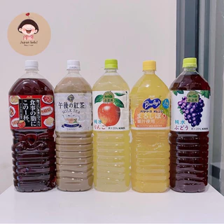 [Date 2024]Nước ép Kirin Nhật Bản chai 1,5lít các vị nho, táo, cam, chanh, vải