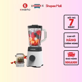 Máy xay sinh tố Sunhouse SHD5114 - Cối say siêu bền - 3 chức năng xay đa năng - Kim Bảo official store