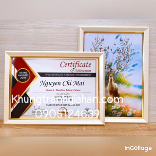 Khung bằng khen A4(21x30),khung hình A5(21x15) khung ảnh  giá rẻ