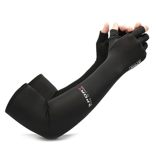 Găng tay chống nắng Dài Nam Nữ Paceline Sport xỏ hở ngón chống tia UV có vân chống trượt