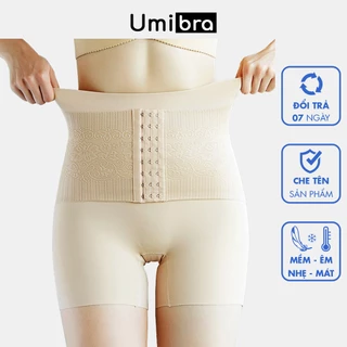 Quần gen nịt bụng có đai điều chỉnh giúp thon gọn eo nâng mông tức thì Umibra chất Su đàn hồi thông thoáng - QGB05