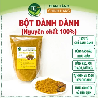 Bột Dành Dành nguyên chất 100%, tạo màu vàng tự nhiên, dùng làm xôi, bánh, thạch chè, rau câu, mứt, an toàn vstp