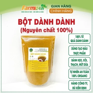 Bột dành dành nguyên chất 100%, tạo màu vàng và mùi thơm tự nhiên, dùng làm xôi, bánh, chè, rau câu, thạch dừa, ATVSTP