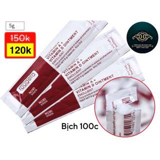 [Siêu Sale] Bịch 100 gói dưỡng vitamin AD, dưỡng mày môi phun xăm