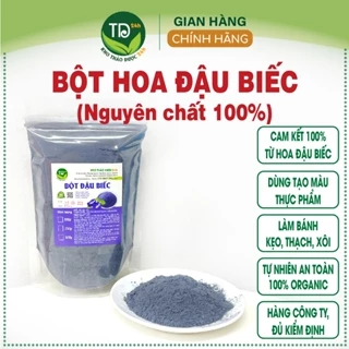 Bột hoa đậu biếc nguyên chất 100%, dùng nấu xôi, làm bánh, chè, rau câu, thạch dừa, tạo màu và mùi tự nhiên ATVSTP