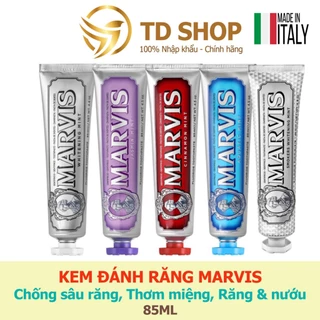 [Nhập khẩu] Kem đánh răng Marvis Toothpaste 85ml-75ml nhiều mùi hương - TD Shop