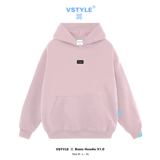 (FULL BOX) Áo Hoodie Chui Basic Logo Cao Su Vstyle Unisex LocalBrand - Hồng