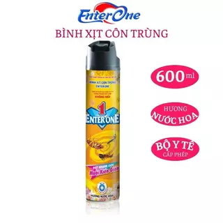 Bình xịt côn trùng EnterOne hương nước hoa, không mùi hóa chất. Xịt diệt gián, kiến, muỗi hiệu quả