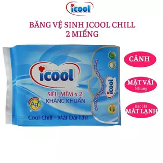 Băng vệ sinh ICOOL CHILL gói 2 miếng quà tặng theo đơn hàng đủ điều kiện