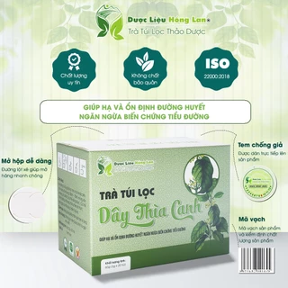 Trà Túi Lọc Dây Thìa Canh 60g (20gói x 3g)  - Giúp Hạ Và Ổn Định Đường Huyết Ngăn Ngừa Biến Chứng Tiểu Đường