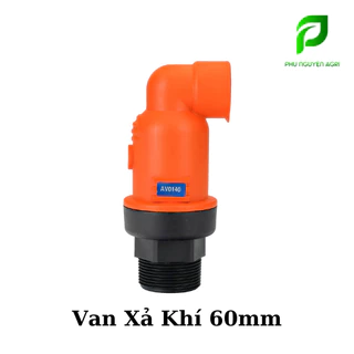 Van xả khí 34mm - 49mm - 60mm, van xả và hút khí trong hệ thống tưới, van bảo vệ đường ống