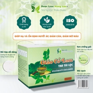 Trà Túi Lọc Giảo Cổ Lam 60g (20gói x 3g) - Giúp Hạ và ổn định Huyết Áp, giảm Cân, giảm Mỡ máu