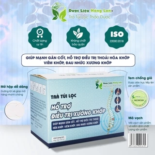 Trà Túi Lọc Hỗ trợ điều trị Xương Khớp 60g (20gói x 3g) mạnh gân cốt, HTĐT thoái hóa khớp, viêm khớp, đau nhức