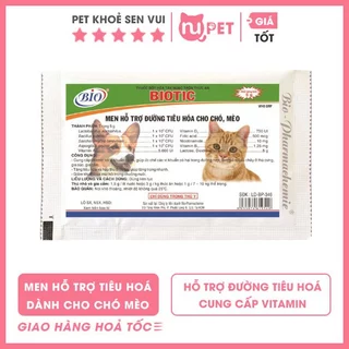 Men tiêu hóa cho chó mèo biotic gói 5g