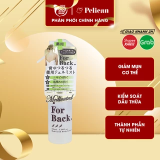 Xịt Hỗ Trợ Giảm Mụn Lưng Pelican For Back Medicated Body Lotion 100ml