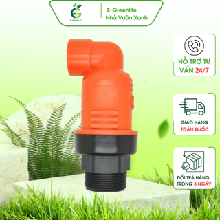 Van xả khí 27mm/ 34m/48mm cho hệ thống tưới, xả khí dư thừa khỏi đường ống, van hút khí vào và đẩy khí ra khỏi đường ống