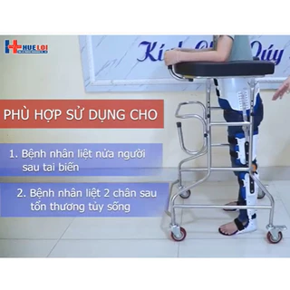 Thiết bị tập đứng đi, nẹp chân tập đứng đi cho người tai biến