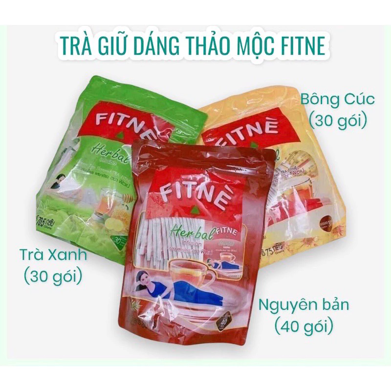 Trà Fitne Thái Lan chính hãng đủ vị ,thanh lọc cơ thể