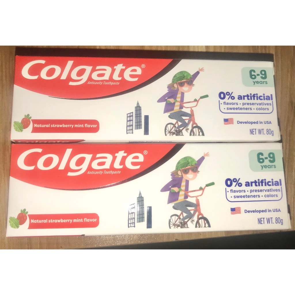 Kem đánh răng Colgate Kid Free From cho trẻ em 6-9 tuổi không chất bảo quản 80g