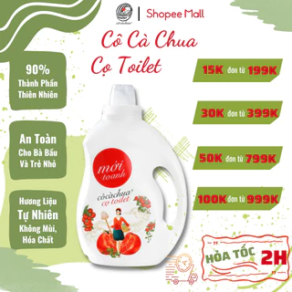 Tẩy Bồn Cầu Cô Cà Chua Mới Toanh 3.8l Hữu Cơ Hương Oải Hương Bạc Hà Sả Chanh Diệt Khuẩn Khử Mùi