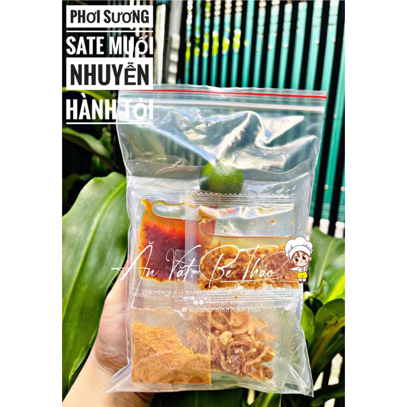 Bánh Tráng PS SATE MUỐI NHUYỄN HÀNH TỎI