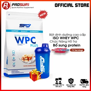 WHEY PROTEIN WPC PLUS PROTEIN INSTANT (2,2kg -75 Servings)  SFD Nutrition-  Bột dinh dưỡng hỗ trợ phát triển cơ bắp