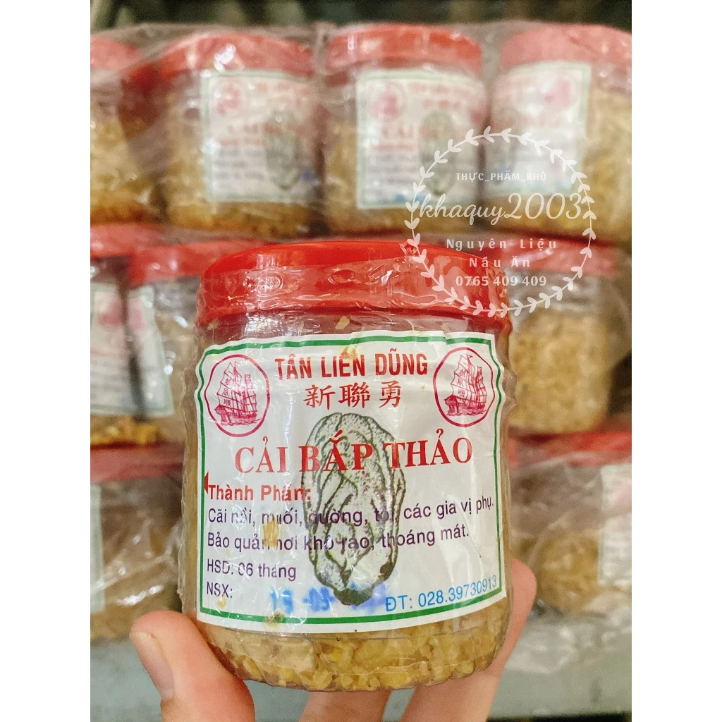 CẢI BẮP THẢO(CẢI XÁ BẤU)ĐÓNG HỘP 80GR-CẢI BẮP THẢO TÂN LIÊN DŨNG