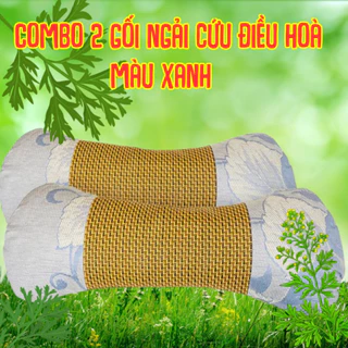 gối ngải cứu xanh combo 1 cặp gối( 2 chiếc)