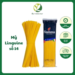 Mỳ Linguine Fiamma số 14 (500gr), mỳ sợi dẹt Fiamma số 14