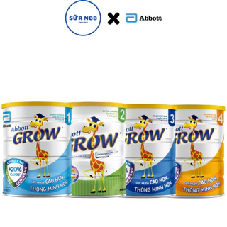 Sữa bột Grow và Grow Gold ABBOTT đủ Số 1, 2, 3, 4, 6 - Lon 900g