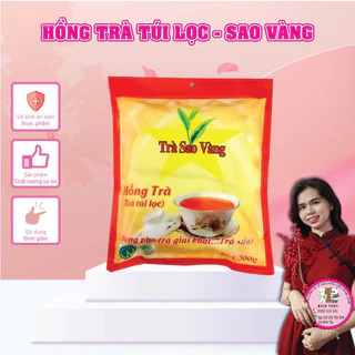 Hồng trà pha trà sữa túi lọc sao vàng gói 300g