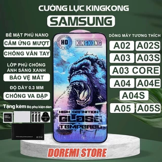Kính cường lực Samsung A05 A05s A04 A04e A04s A03 A03s A02 A02s Core New Kingkong full màn, miếng dán toàn màn hình