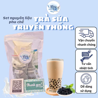 SET Nguyên liệu pha chế TRÀ SỮA tự làm tại nhà, CÓ VIDEO HƯỚNG DẪN CỤ THỂ | Tiệm Bánh Của May