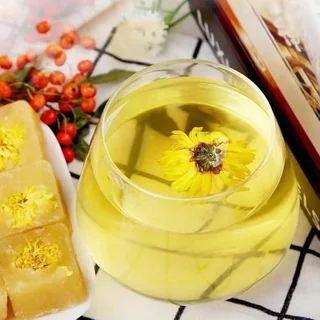 [ Giải độc - mát gan ] Combo 300g Trà hoa cúc đường phèn mật ong nhiều công dụng giúp ngủ ngon tốt cho sức khỏe