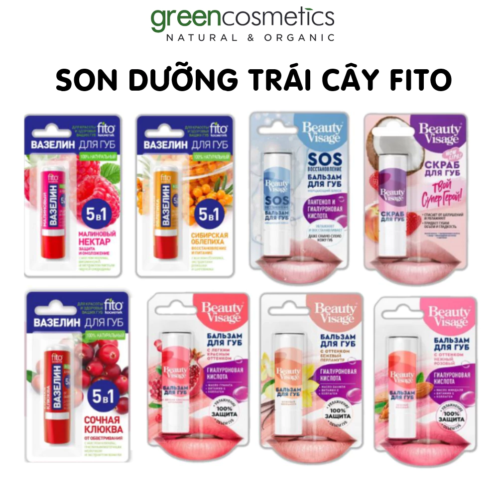 Son dưỡng Fito Cosmetics chiết xuất tự nhiên dưỡng ẩm, làm hồng đôi môi