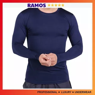 Áo Giữ Nhiệt Nam - Áo Dài Tay Nam Body Bóng Đá Co Dãn 2 Chiều - RAMOS