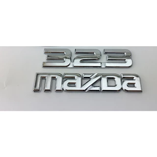 [Sỉ - Lẻ] Logo Chữ nổi Mazda 323 - Dùng dán phía sau xe Mazda 323