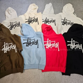 chính hãng STUSSY HOODIE BASIC LOGO - Áo Nỉ có nón Stussy Unisex Nam Nữ chính hãng Authenitc