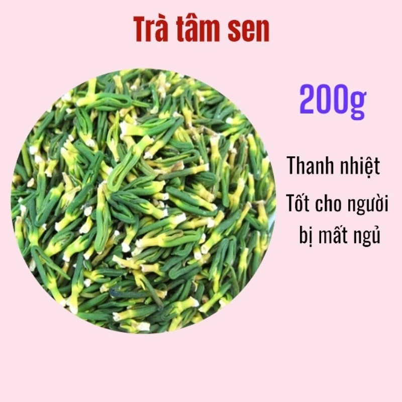 200g trà tâm sen khô cho người mất ngủ