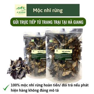 Mộc nhĩ rừng khô Tây Bắc, mộc nhĩ khô gói 500gr