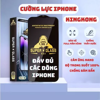 Kính cường lực iphone kingkong FULL dòng 6plus/6s/6splus/7/7plus/8/8plus/x/xs/11/12/13/14/pro/max/promax/plus|JULY