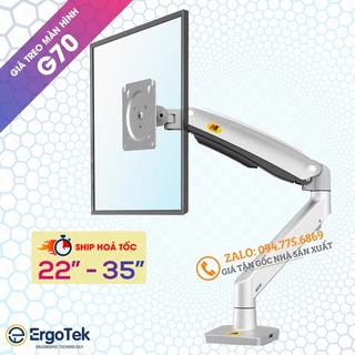 [ Trắng Đặc Biệt ] Giá Treo Màn Hình NB G70 22 - 35 Inch - Tay Arm Treo Màn Hình, Chân Màn Hình Máy Tính Gắn Bàn G70