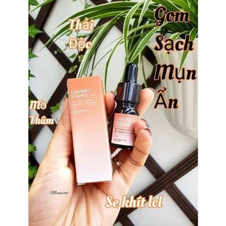 Serum Caramel Essence Nhật Bản 💜 Tinh chất NGỪA MỤN XOÁ THÂM detox CARAMEL 5ml